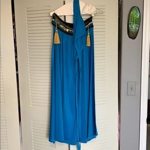 Turquoise Cleopatra Costume